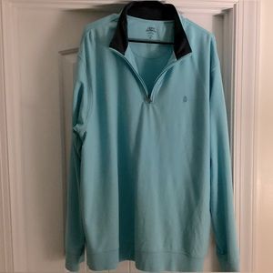 IZOD Men's Blue Quarter-Zip Shirt